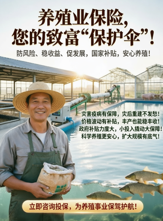 养殖业保险为您撑起“致富保护伞”